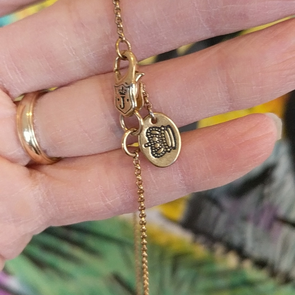 JUICY COUTURE WISH BONE NECKLACE - Picture 6 of 15